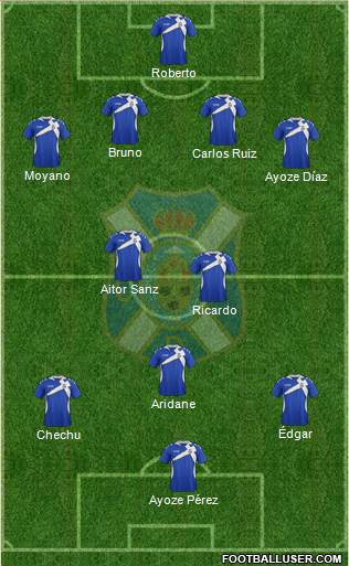 C.D. Tenerife S.A.D. Formation 2014