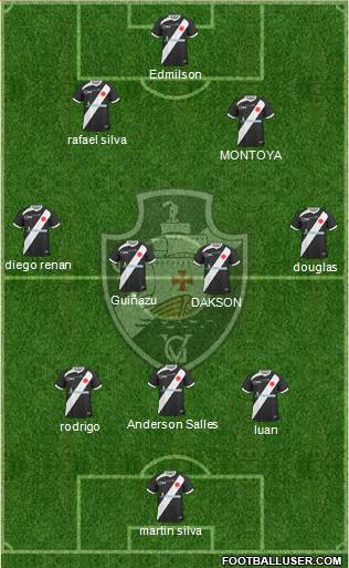 CR Vasco da Gama Formation 2014