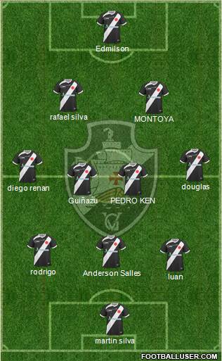 CR Vasco da Gama Formation 2014