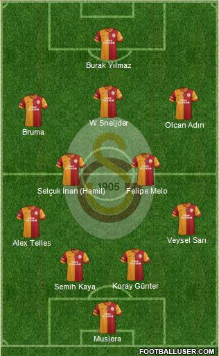 Galatasaray SK Formation 2014