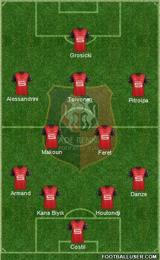 Stade Rennais Football Club Formation 2014
