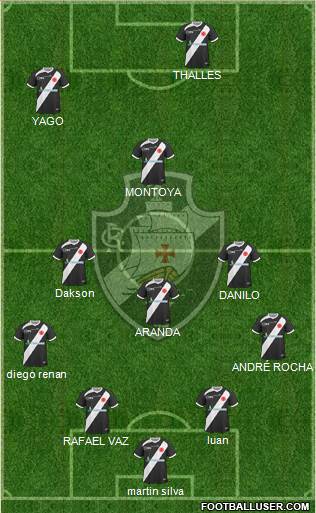 CR Vasco da Gama Formation 2014