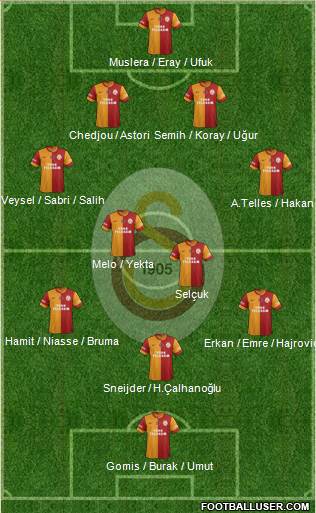 Galatasaray SK Formation 2014