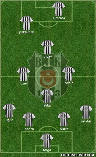 Besiktas JK Formation 2014