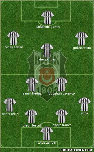 Besiktas JK Formation 2014