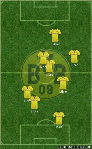 Borussia Dortmund Formation 2014