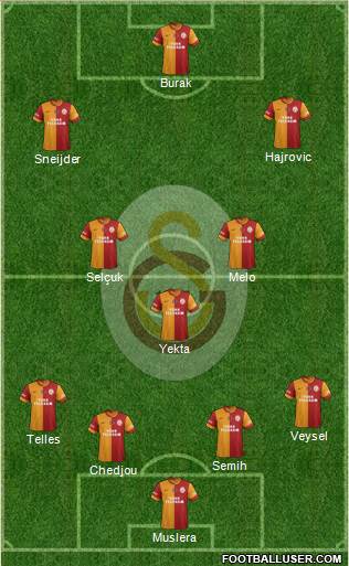 Galatasaray SK Formation 2014