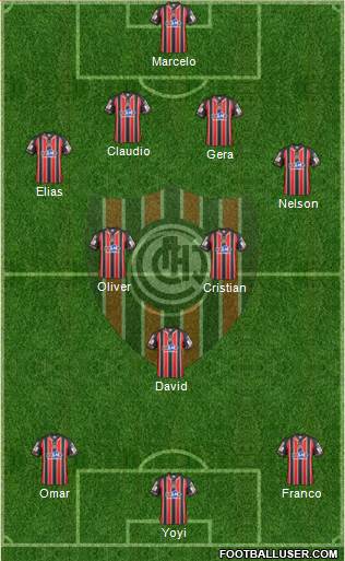 Chacarita Juniors Formation 2014