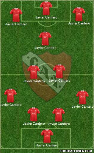 Independiente Formation 2014