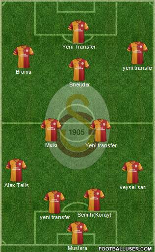 Galatasaray SK Formation 2014