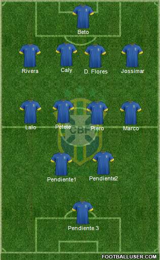 Brazil Formation 2014