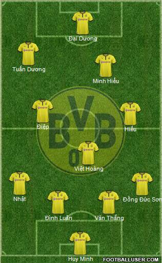 Borussia Dortmund Formation 2014