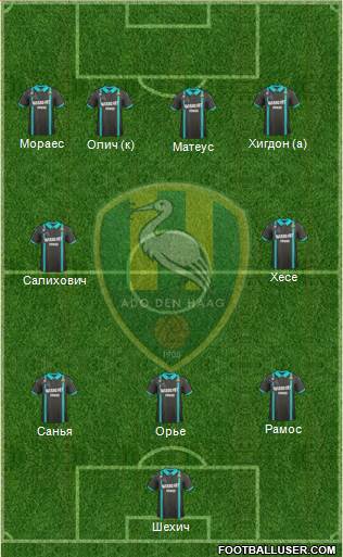 ADO Den Haag Formation 2014