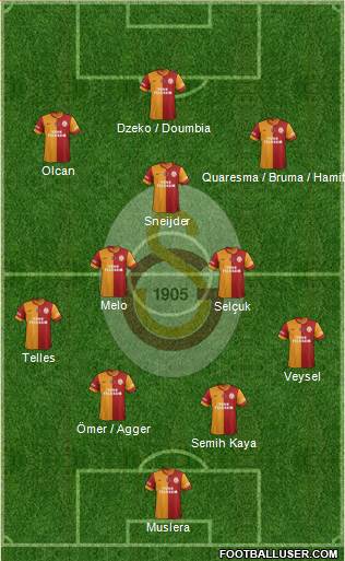 Galatasaray SK Formation 2014