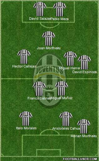 Juventus Formation 2014