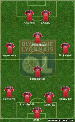 Olympique Lyonnais Formation 2014