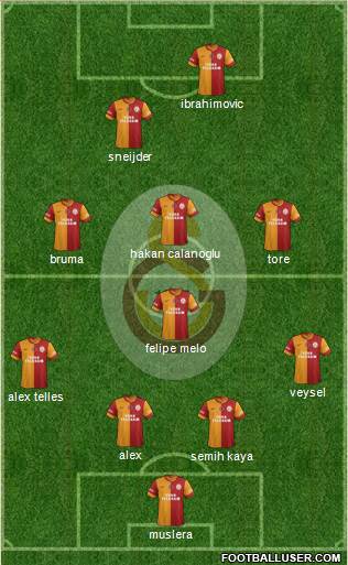 Galatasaray SK Formation 2014