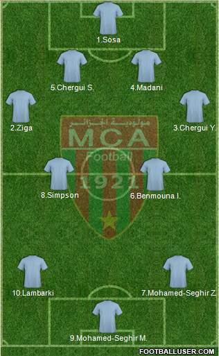 Mouloudia Club d'Alger Formation 2014