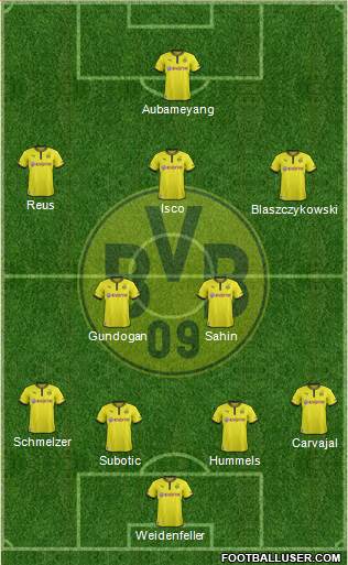Borussia Dortmund Formation 2014