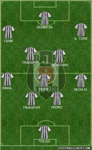 Besiktas JK Formation 2014