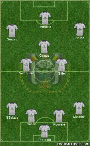 RSC Anderlecht Formation 2014