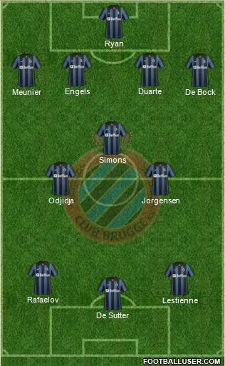 Club Brugge KV Formation 2014