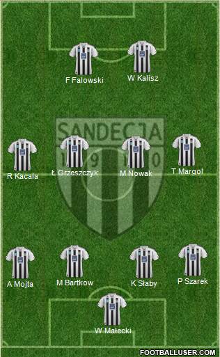 Sandecja Nowy Sacz Formation 2014