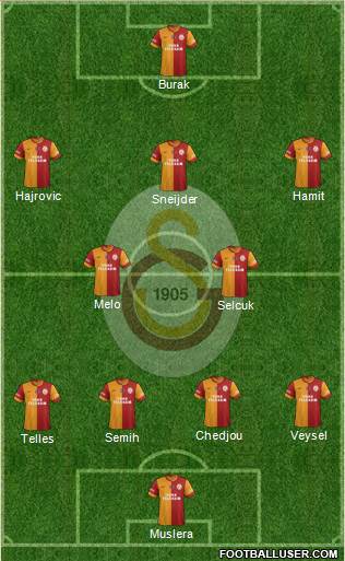 Galatasaray SK Formation 2014