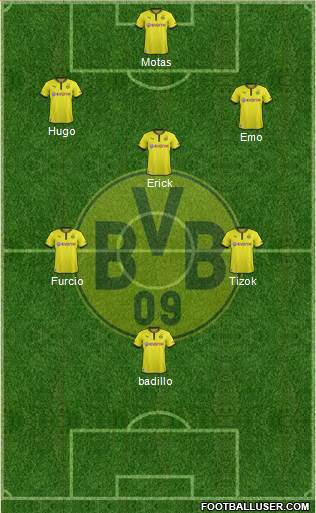 Borussia Dortmund Formation 2014