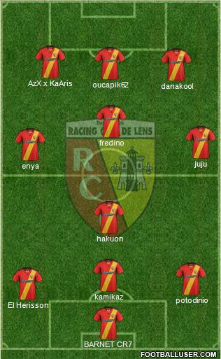 Racing Club de Lens Formation 2014