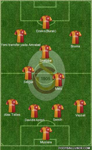 Galatasaray SK Formation 2014