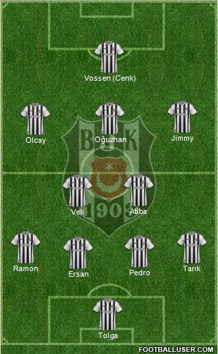 Besiktas JK Formation 2014