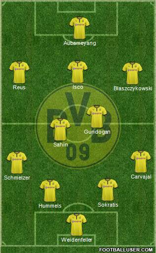 Borussia Dortmund Formation 2014
