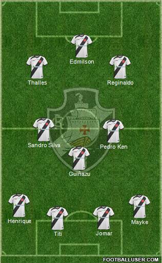 CR Vasco da Gama Formation 2014