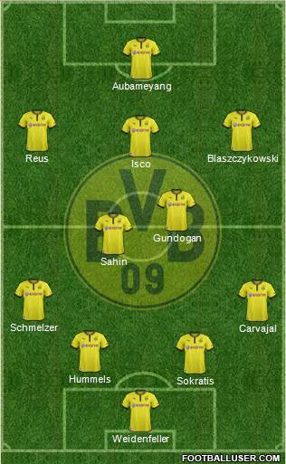 Borussia Dortmund Formation 2014