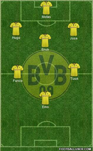 Borussia Dortmund Formation 2014