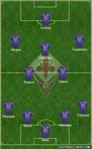 Fiorentina Formation 2014