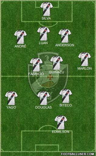 CR Vasco da Gama Formation 2014