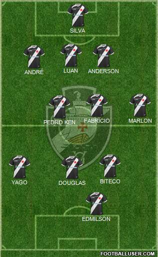 CR Vasco da Gama Formation 2014
