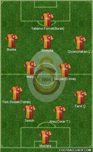 Galatasaray SK Formation 2014