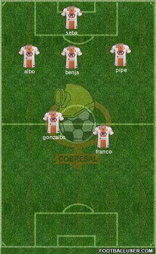 CD Cobresal Formation 2014