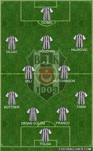 Besiktas JK Formation 2014