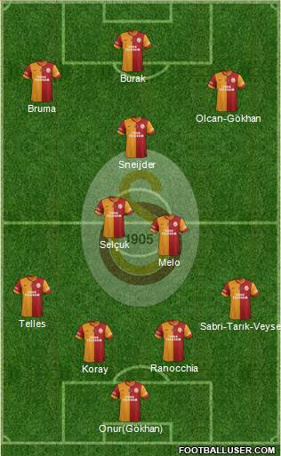 Galatasaray SK Formation 2014