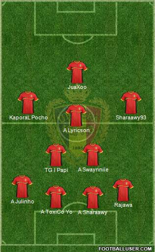 Belgium Formation 2014