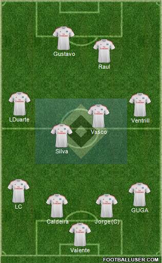 Hamburger SV Formation 2014