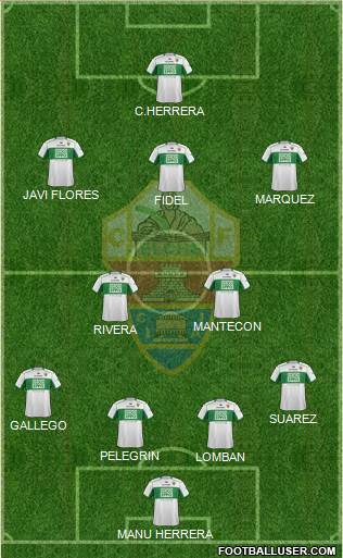 Elche C.F., S.A.D. Formation 2014
