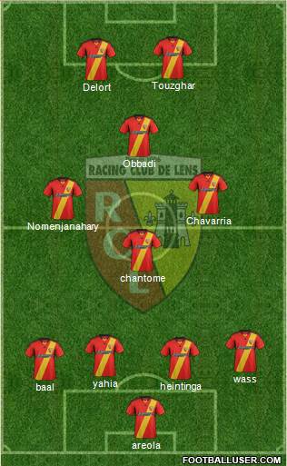 Racing Club de Lens Formation 2014