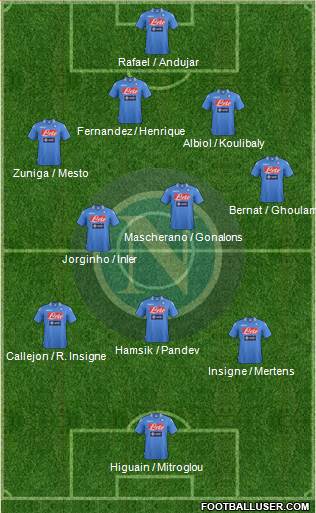 Napoli Formation 2014