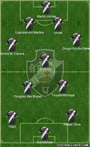 CR Vasco da Gama Formation 2014