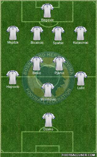 Bosnia and Herzegovina Formation 2014